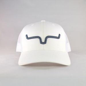 Kimes Ranch Weekly Trucker Hat - White/Blue